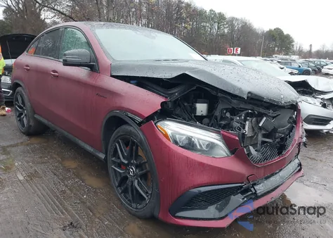 2017 Mercedes-Benz Amg Gle 63 Coupe S 4Matic z USA, uszkodzony, nr VIN 4JGED7FB4HA065138